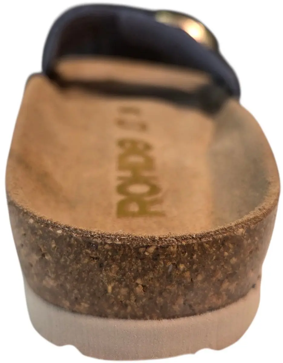 Rohde 5589 55 Slides Dames - Blauw Suede - 40