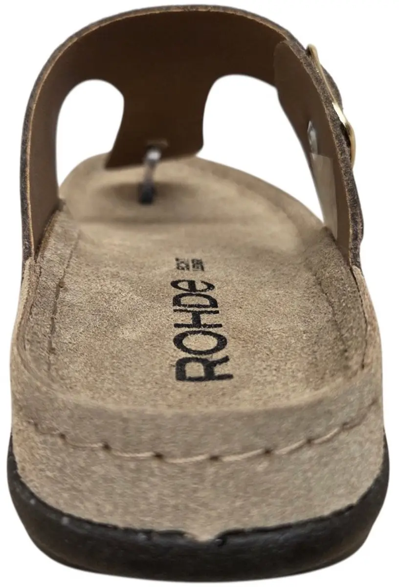 Rohde 5891 18 Teenslippers - Beige - Panterprint