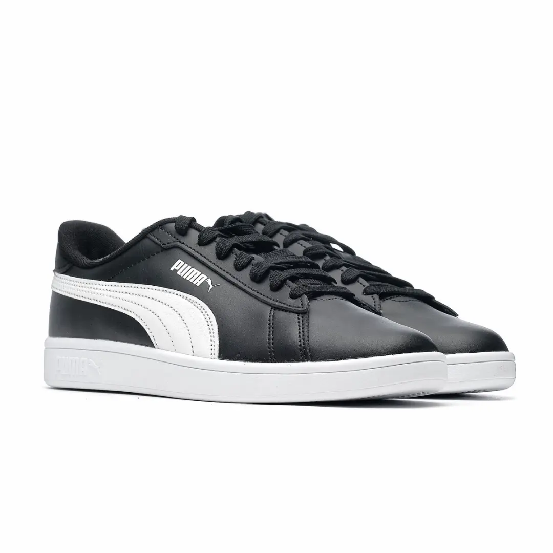 PUMA Smash 3.0 L Unisex Sneakers - 43 - Zwart/Wit - afbeelding 2 van 6