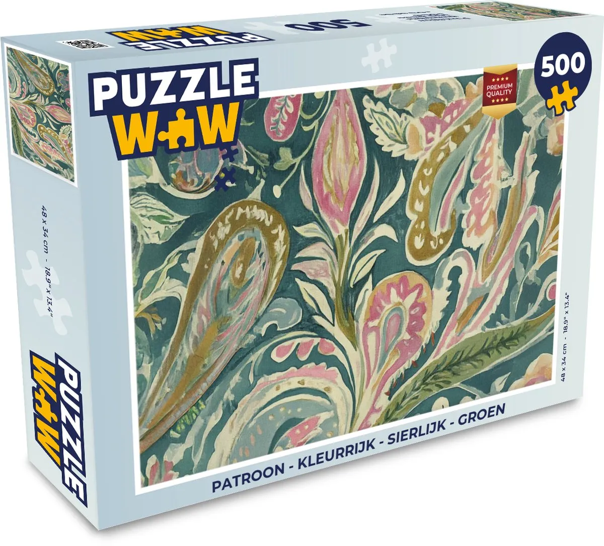 PuzzleWow Patroon Legpuzzel 500 Stuks