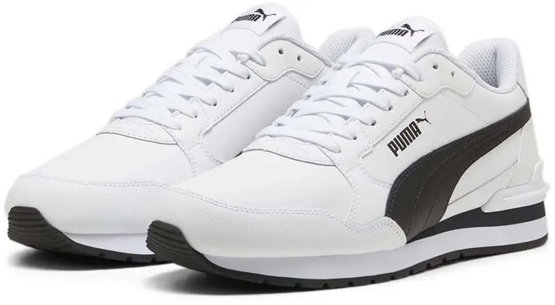 PUMA ST Runner V4 Schoenen - Maat 47 - Wit/Zwart/Grijs - afbeelding 4 van 4