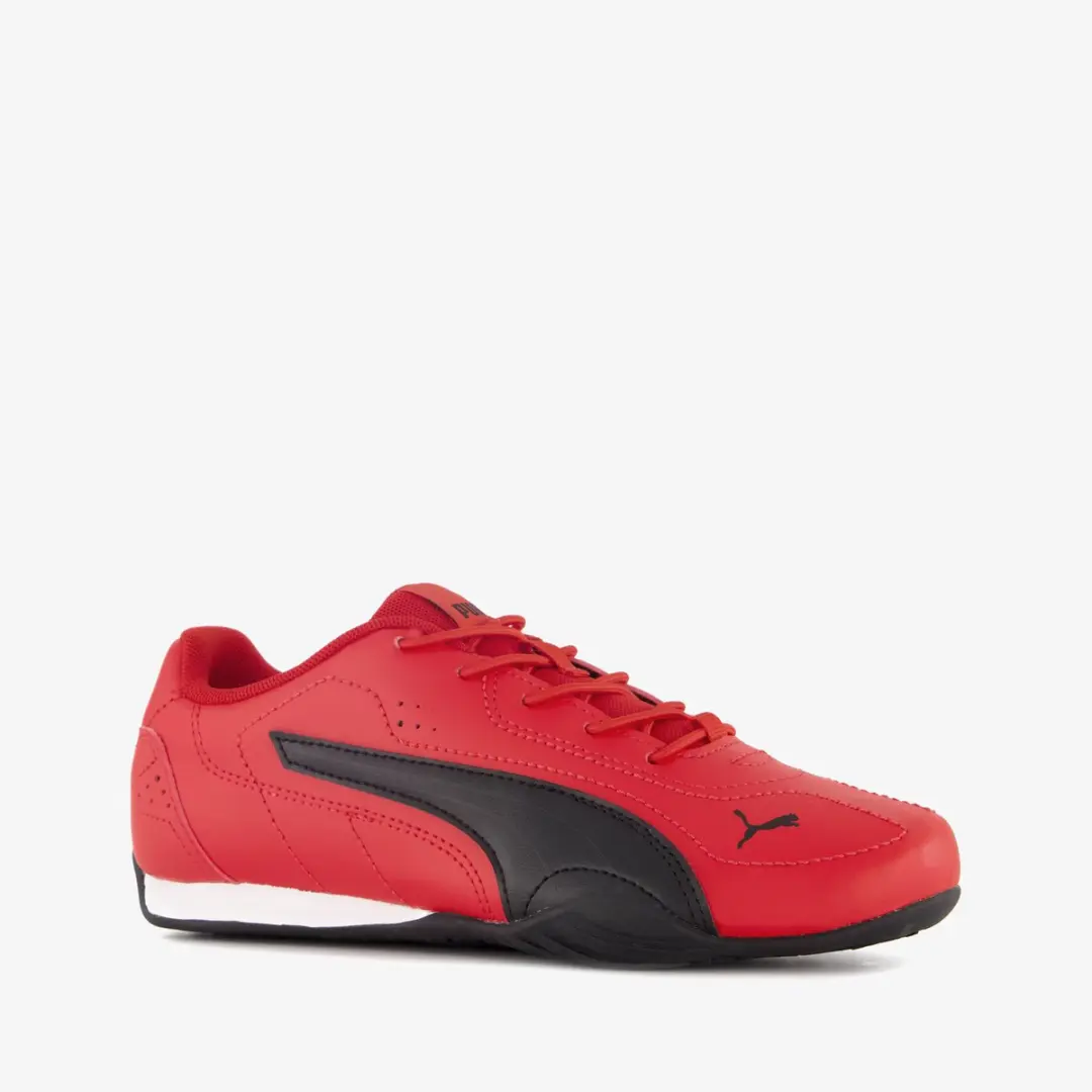 Puma Catch AC PS kinder sneakers rood zwart