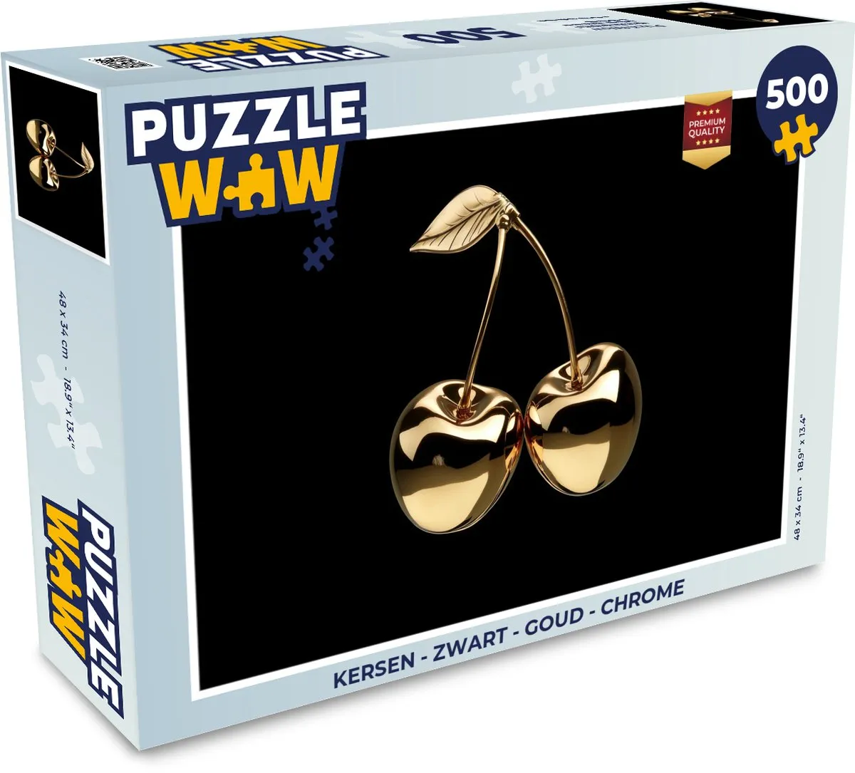 PuzzleWow Kersen Legpuzzel 500 Stuks