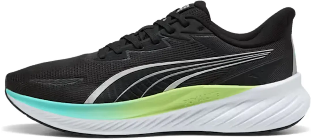 Puma Pounce Lite 2 Heren Hardloopschoenen Black-Intense Mint-SunnyLime