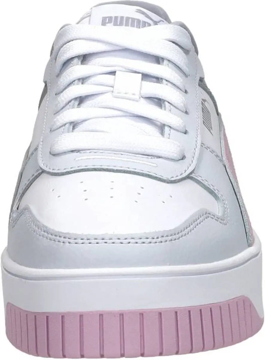 PUMA Carina Street Dames Sneakers - PUMA White-Grape Mist-PUMA Silver - afbeelding 3 van 6