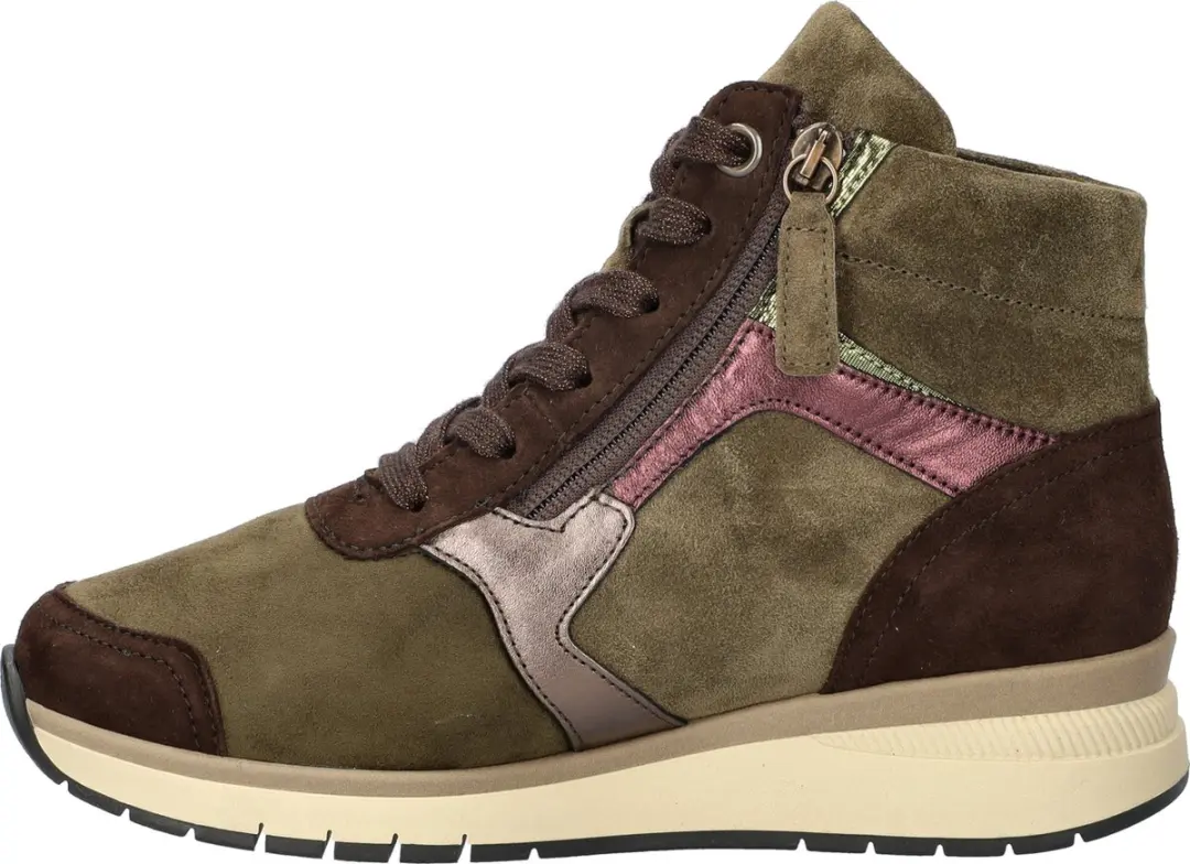 Gabor Comfort Optifit dames sneaker - Groen multi - afbeelding 5 van 6