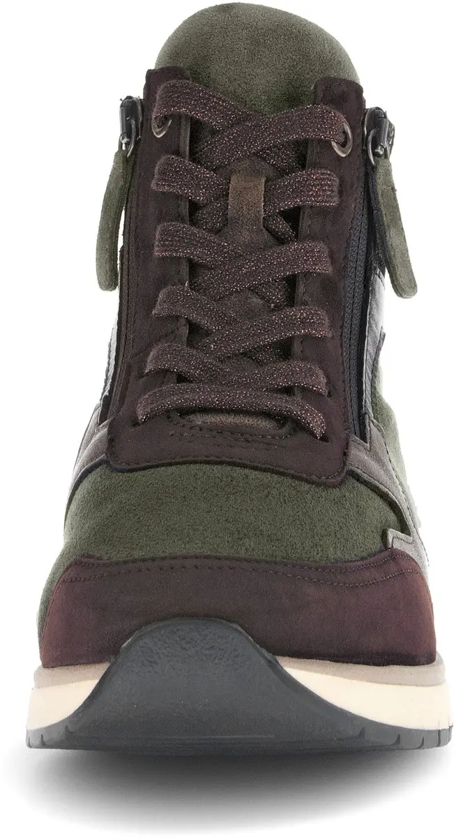 Gabor Comfort Optifit dames sneaker - Groen multi - afbeelding 2 van 6