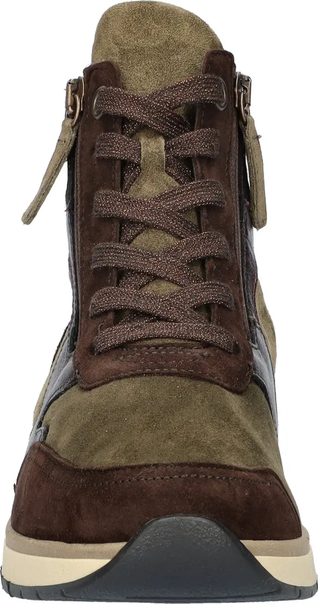 Gabor Comfort Optifit dames sneaker - Groen multi - afbeelding 4 van 6