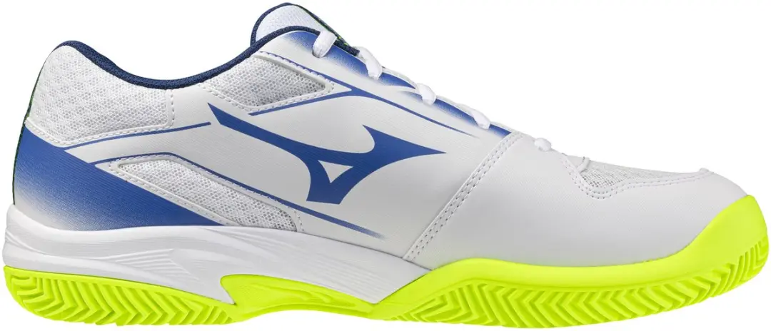 Mizuno Break Shot 5 CC Tennisschoenen - Wit/Blauw - afbeelding 6 van 6