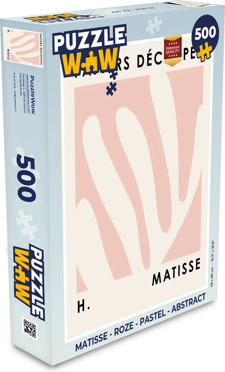 PuzzleWow Matisse Legpuzzel 500 Stuks
