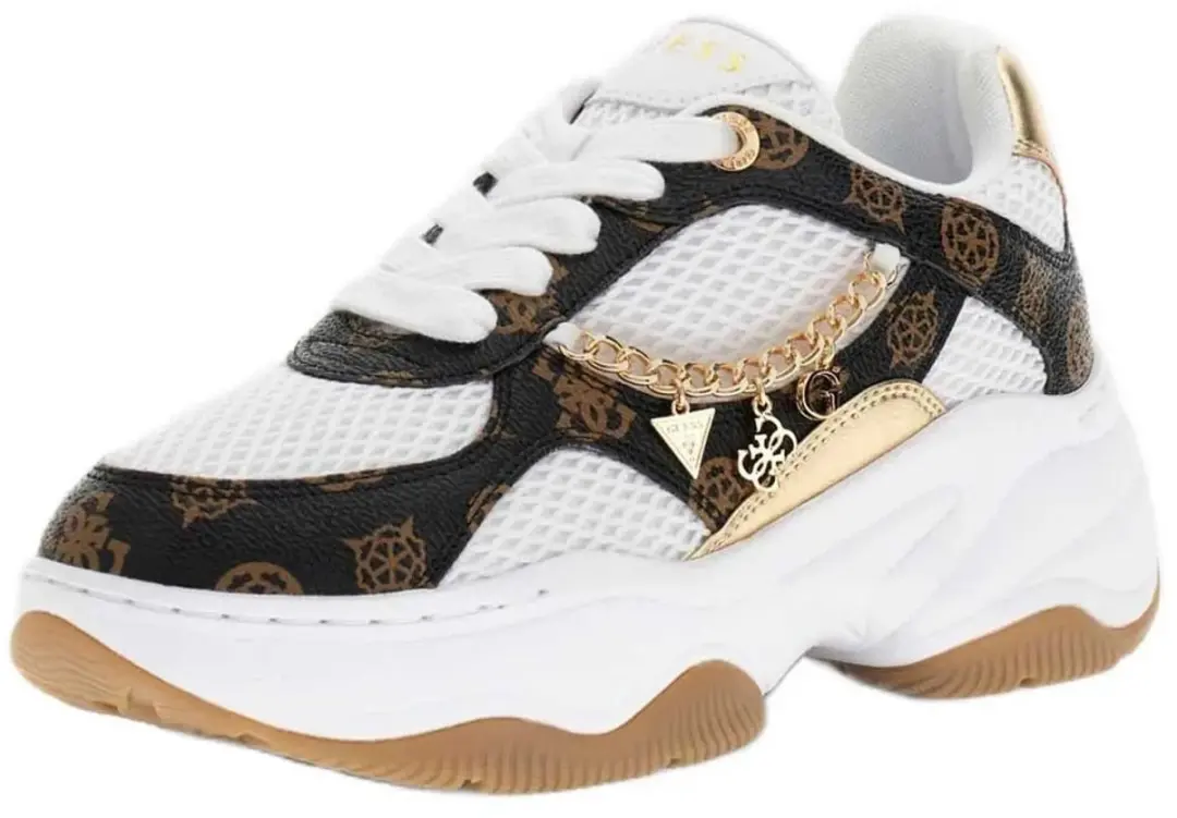Guess Harpaa Dames Sneaker - Wit - Maat 39 - afbeelding 3 van 6