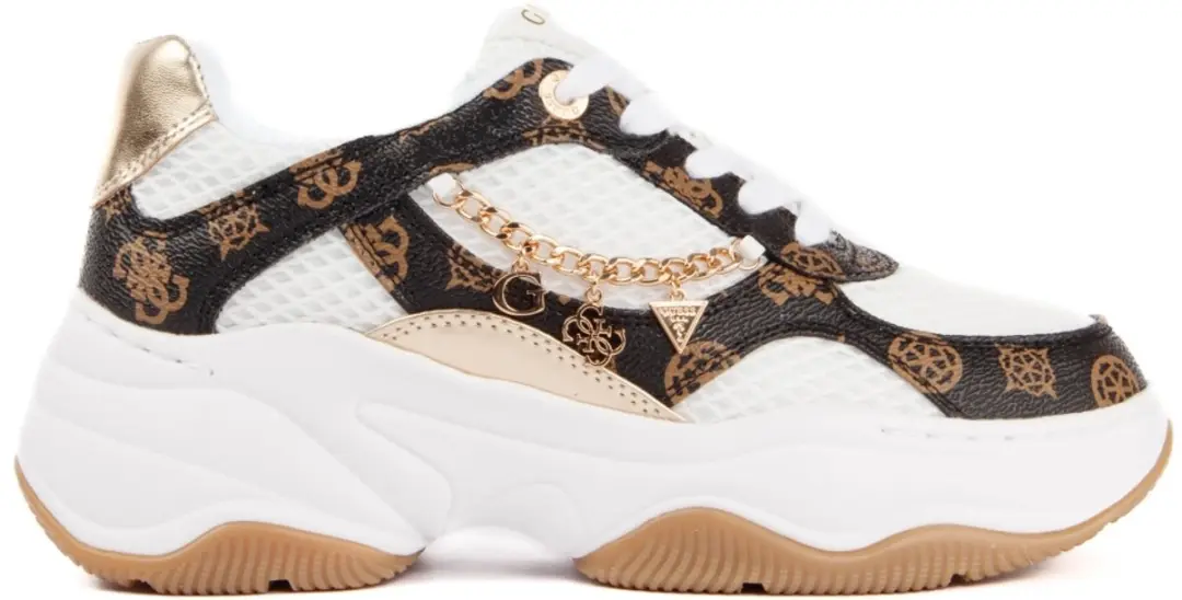 Guess Harpaa Dames Sneaker - Wit - Maat 39 - afbeelding 2 van 6