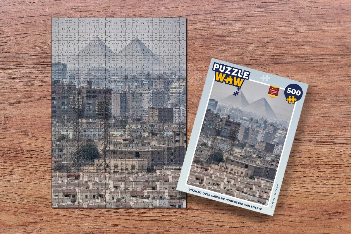 PuzzleWow Legpuzzel Caïro 500 Stuks