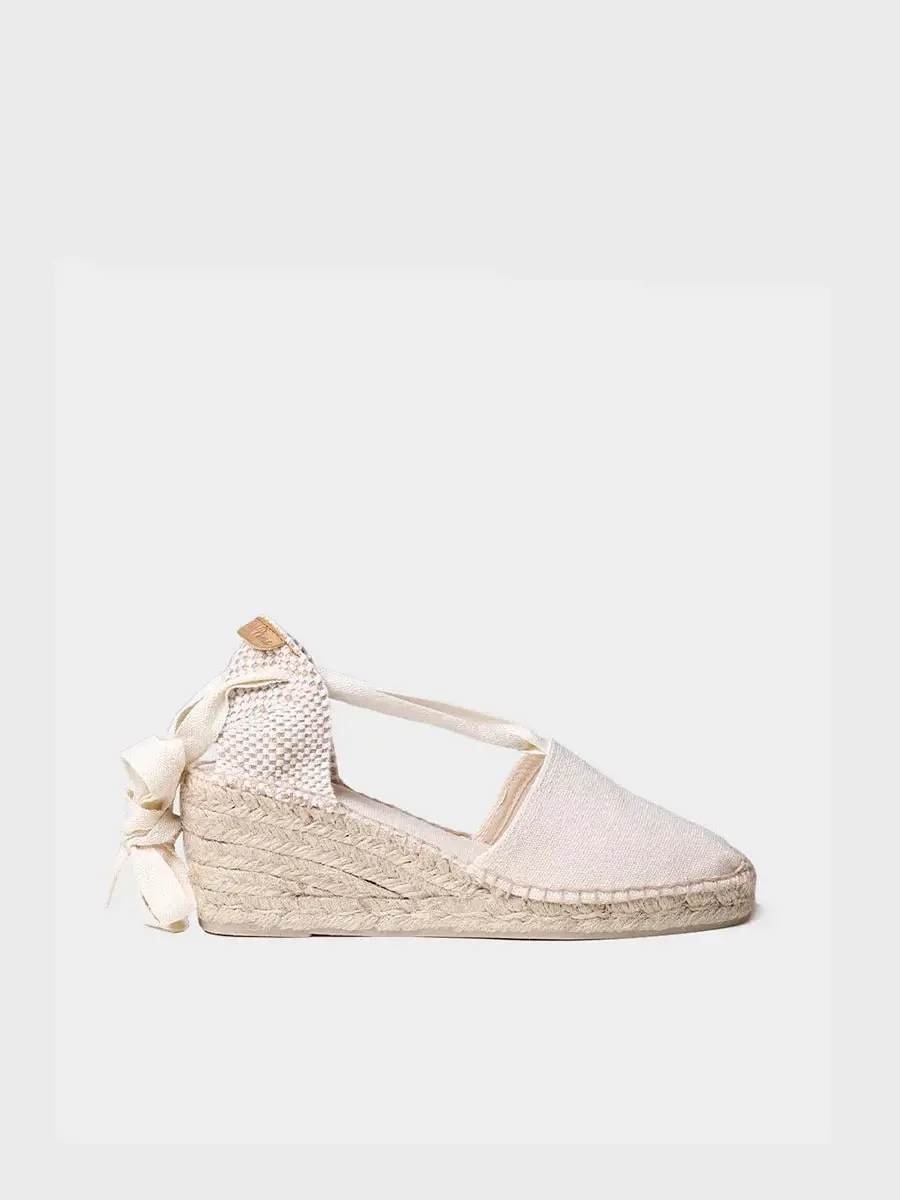 Valenciaanse espadrille met aderpatroon voor dames