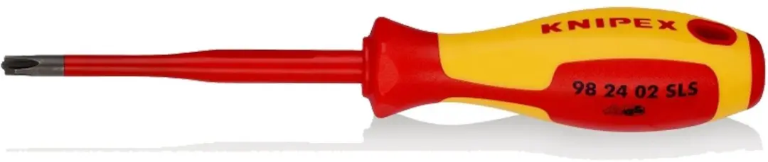 Knipex Plus/minus schroevendraaier VDE Grootte PH 2 Koplengte: 100 mm