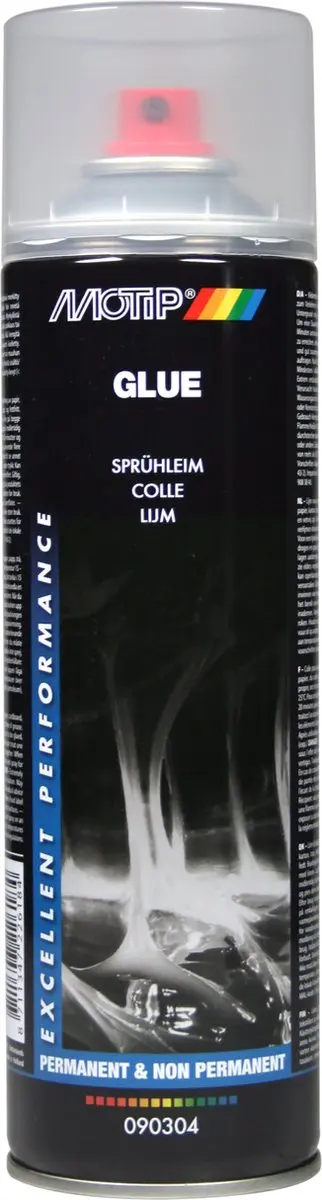 Motip Lijmspray Meerkleurig 500ml