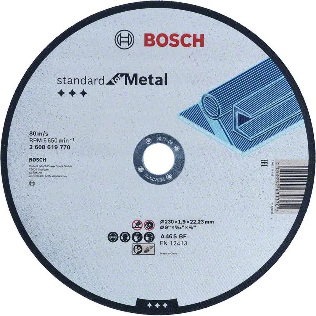 Bosch Standard Slijpschijf Metaal 230mm 22,23mm