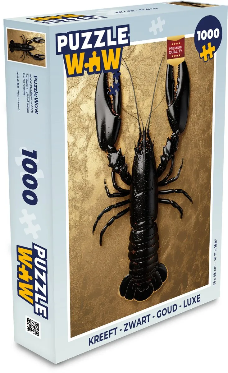 PuzzleWow Kreeft Puzzel 1000 Stuks
