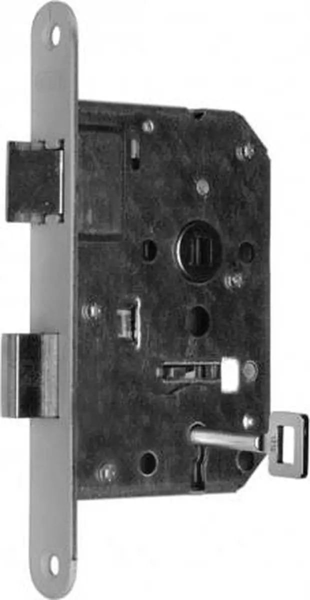 Nemef 1266/17 Deurslot - Grijs - PC 55mm - afbeelding 3 van 3