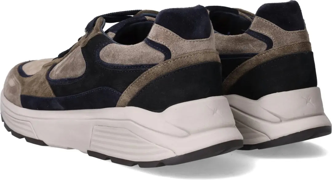 Xsensible Manhattan Suède Heren Sneakers - Bruin - Maat 40