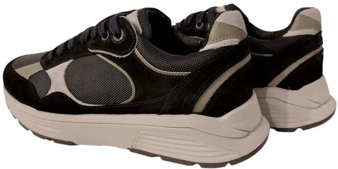 Xsensible Stretchwalker Helix Men Sneaker - 41 - Zwart/Grijs