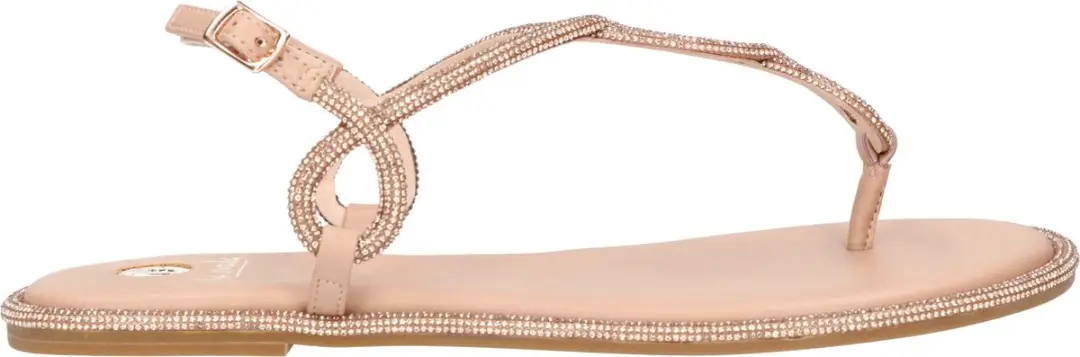 La Strada Sandaal Beige Glitter Synthetisch