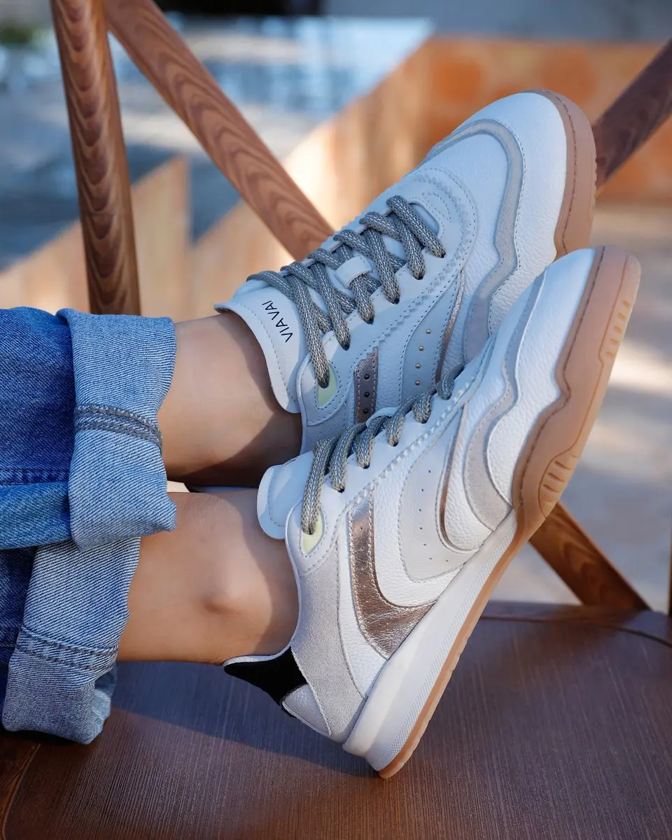 VIA VAI Kris Pax Sneakers - Wit - afbeelding 6 van 6