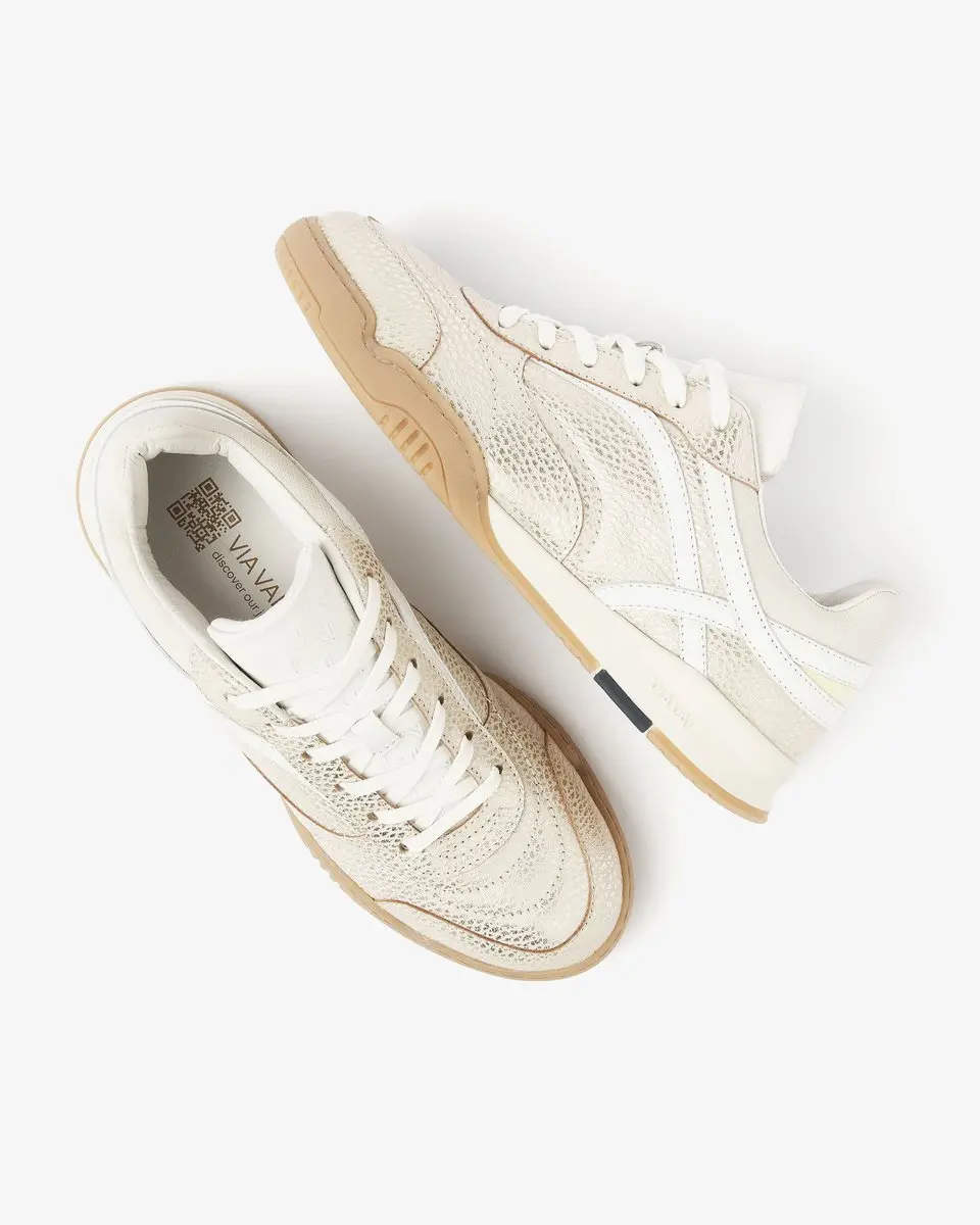VIA VAI Kris Sky Sneakers Dames - Metallic Goud