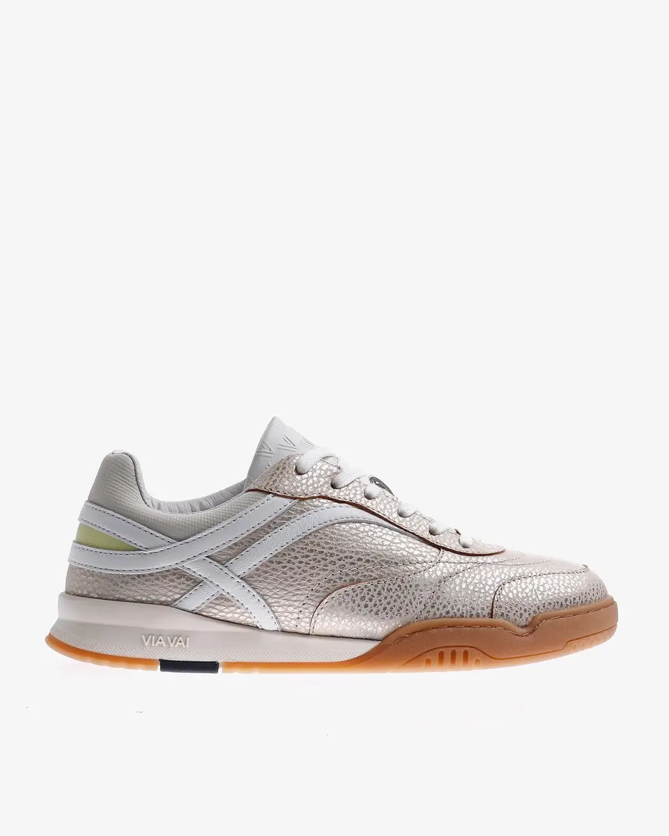 VIA VAI Kris Sky Sneakers Dames - Metallic Goud