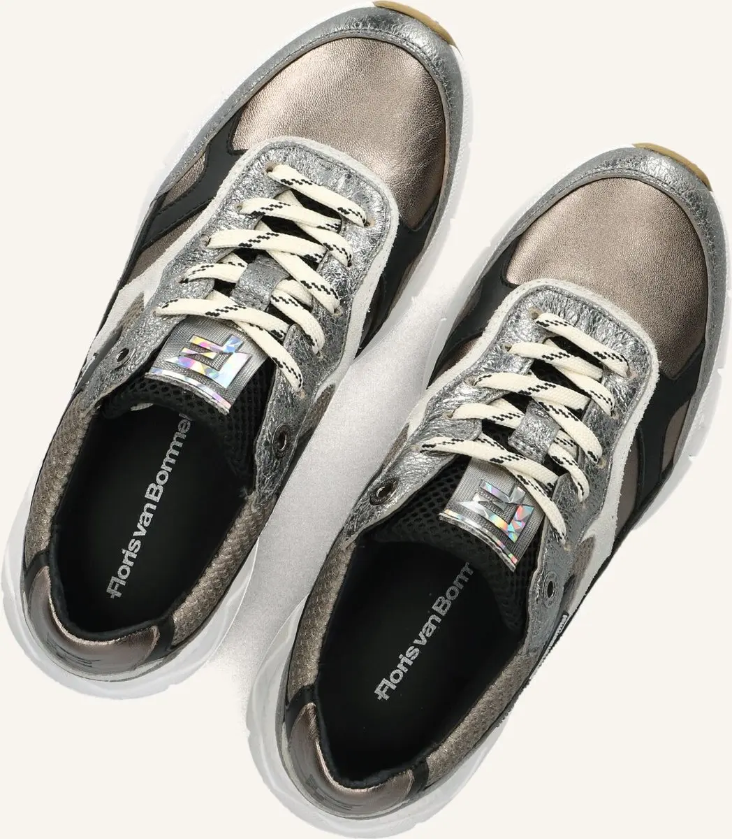 Floris van Bommel Daysi Sneakers - Zilverkleurig - Maat 38