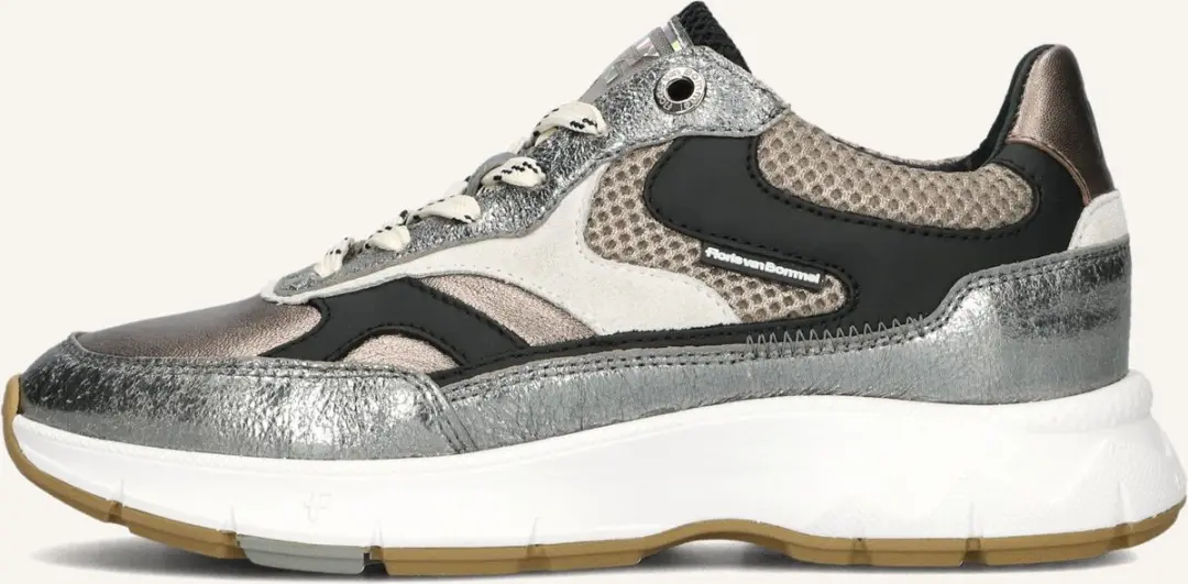 Floris van Bommel Daysi Sneakers - Zilverkleurig - Maat 38