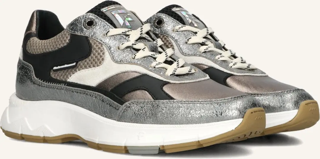 Floris van Bommel Daysi Sneakers - Zilverkleurig - Maat 38