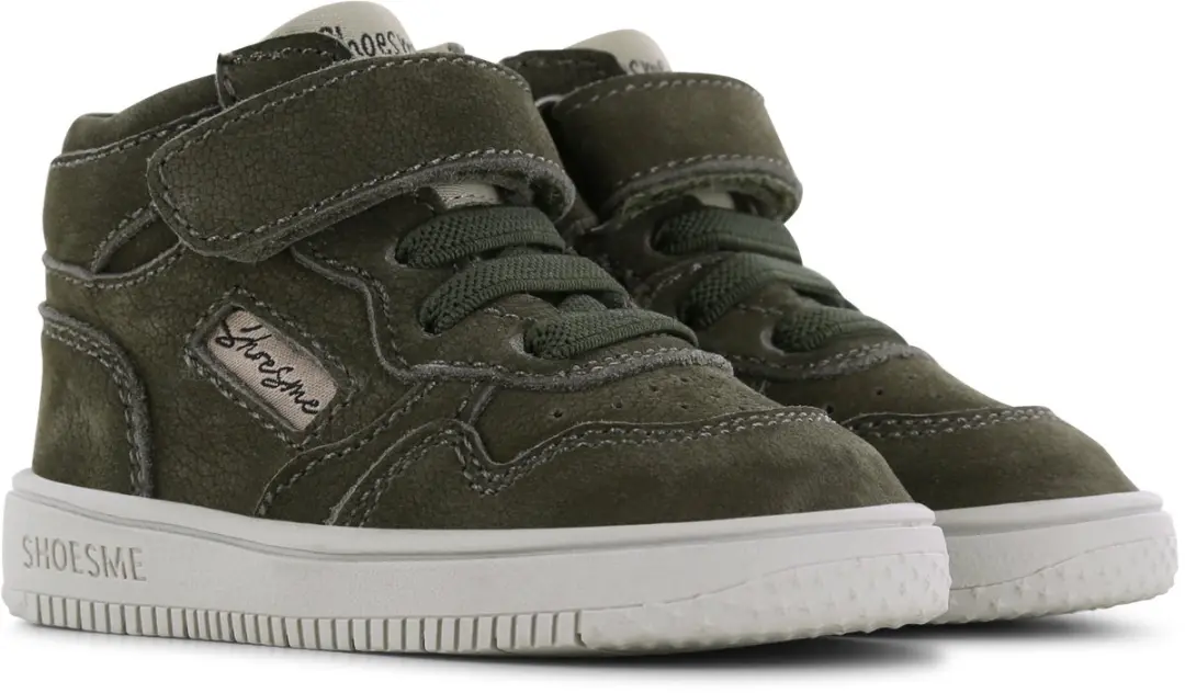 Shoesme Sneakertje Donkergroen Nubuck - Maat 20 - afbeelding 4 van 6