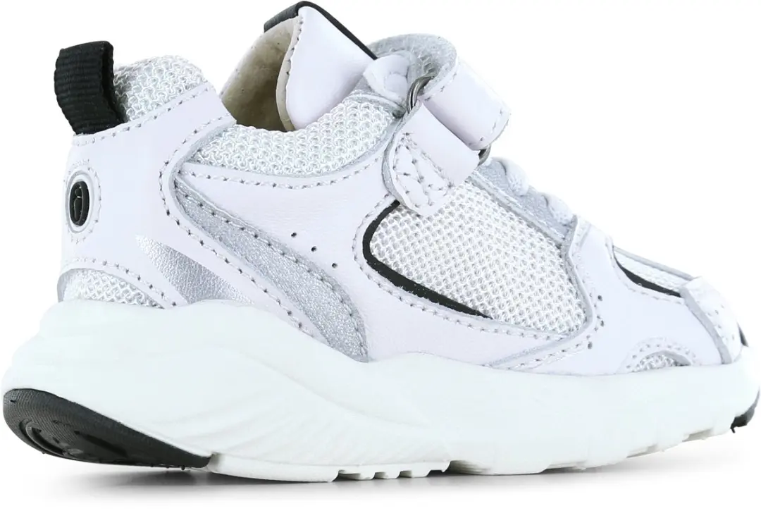 Shoesme Sneakers Kinderen Wit - Microfiber Leer - Maat 25 - afbeelding 4 van 6