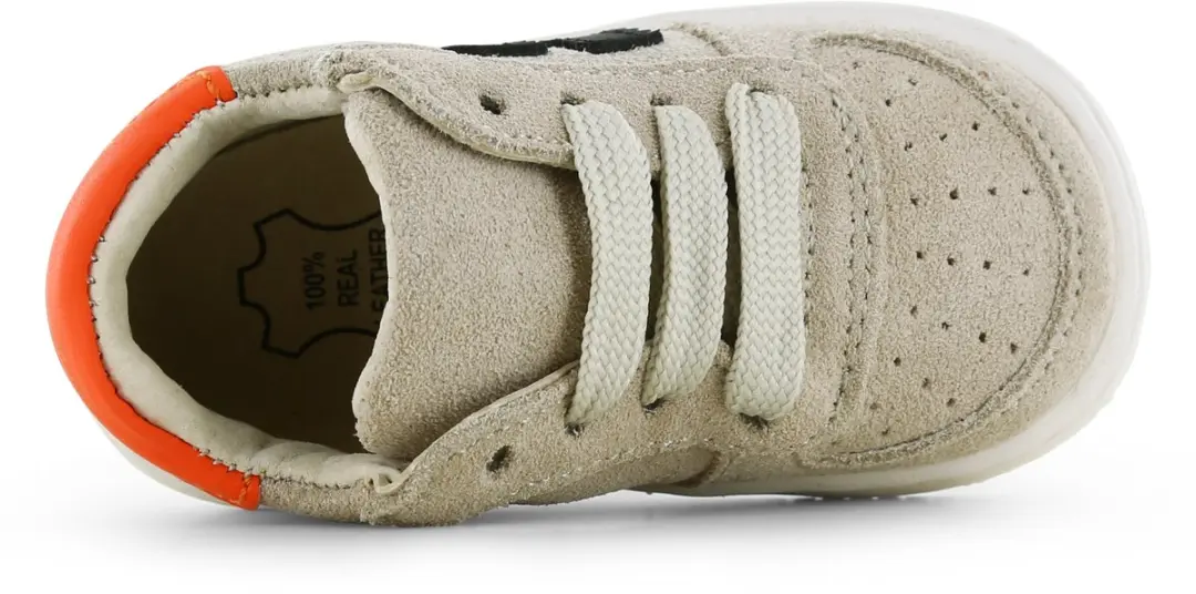 Shoesme Beige Sneakertje Suede - Maat 22 - afbeelding 6 van 6