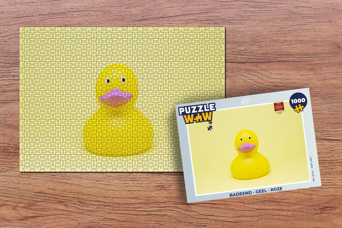 PuzzleWow Badeend Legpuzzel 1000 Stuks - Multicolor