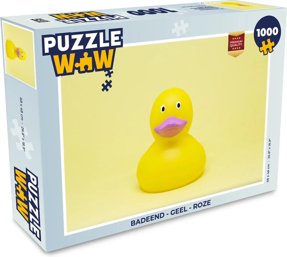 PuzzleWow Badeend Legpuzzel 1000 Stuks - Multicolor