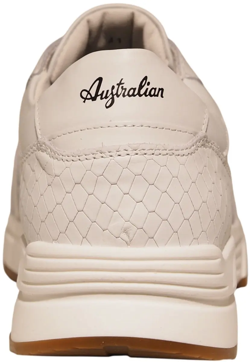 Australian witte leren heren sneakers - Covilha