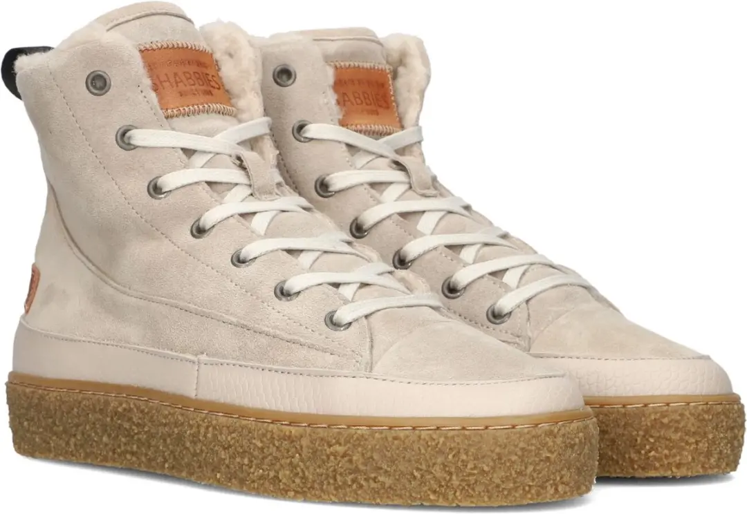Shabbies Amsterdam Chewy Lily Ankle Boot - Suede Beige - Maat 41