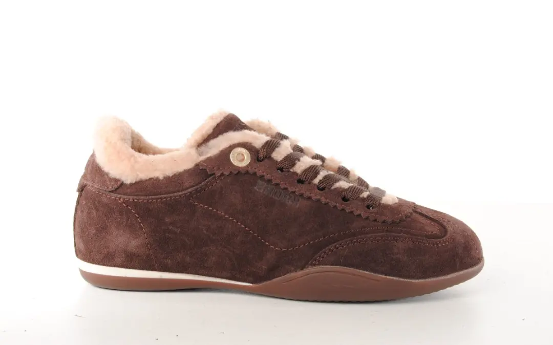 Bronx dames sneaker Parkerr suède bruin