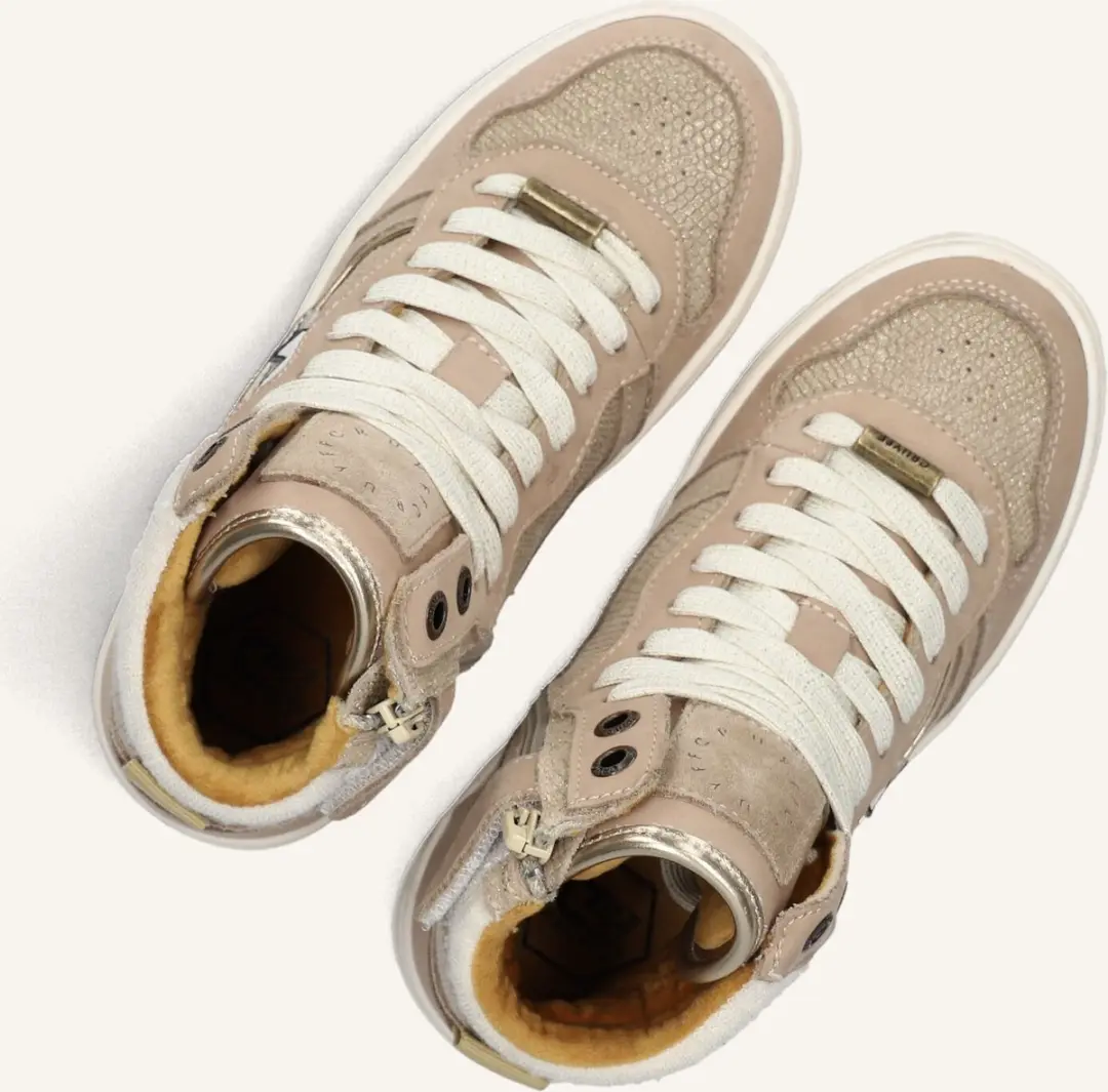 Cruyff Junior Campo High Sneakers - Meisjes - 34 - Beige - afbeelding 5 van 6