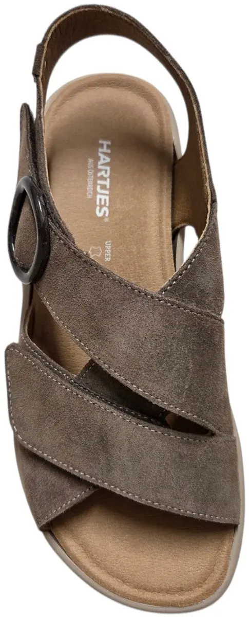 Hartjes Calypso Sandalen 43 - Grijs Suede