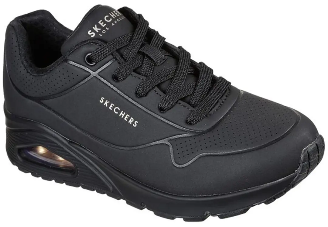Skechers Uno Stand On Air Dames Sneaker - Zwart - Maat 39