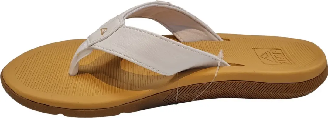 Reef Santa Ana Teenslippers Dames - 38.5 - Wit/Bruin