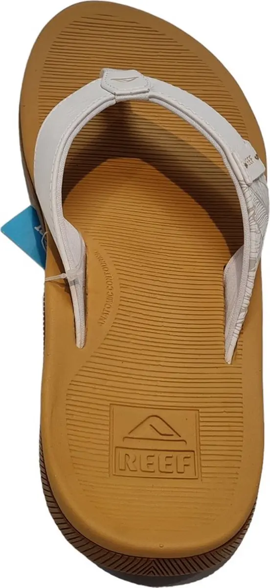 Reef Santa Ana Teenslippers Dames - 38.5 - Wit/Bruin