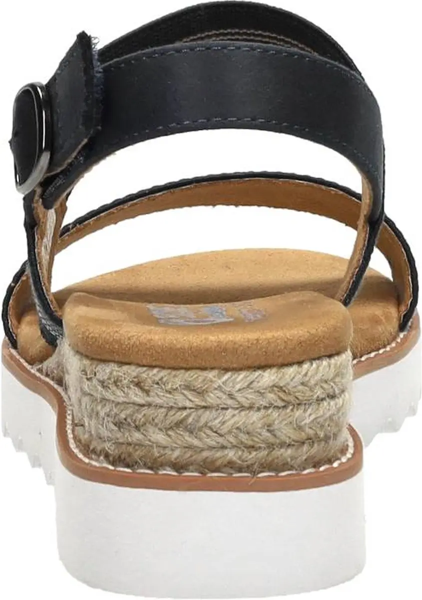 BOBS from Skechers BOBS Desert Kiss Hi - Tea Time Sandalen Plat - Blauw - Maat 37 - afbeelding 6 van 6