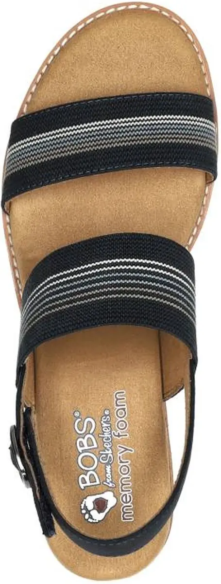 BOBS from Skechers BOBS Desert Kiss Hi - Tea Time Sandalen Plat - Blauw - Maat 37 - afbeelding 5 van 6