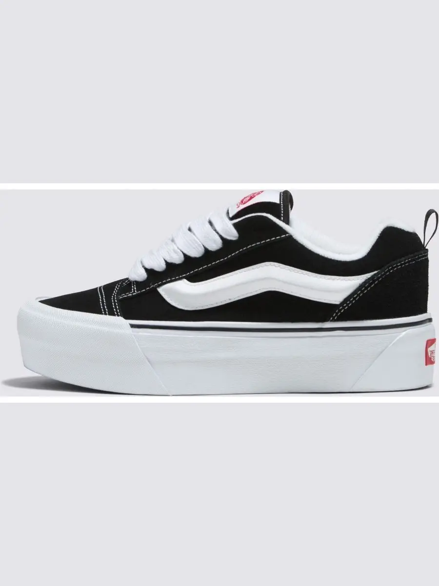 Vans Knu Stack Sneakers Dames - 44 - Zwart/Wit - afbeelding 2 van 6