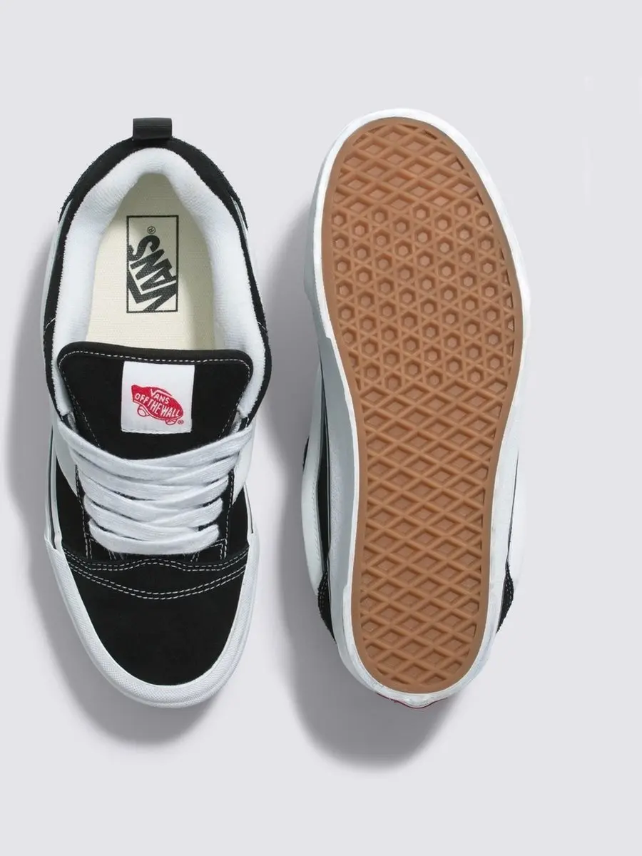 Vans Knu Stack Sneakers Dames - 44 - Zwart/Wit - afbeelding 3 van 6