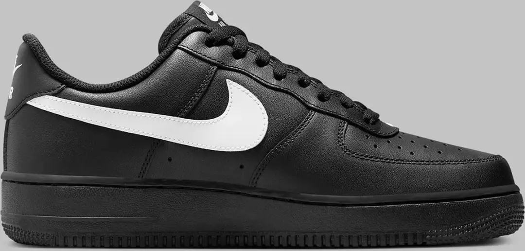Nike Air Force 1 Low '07 Heren Sneakers - Zwart/Wit - afbeelding 2 van 6